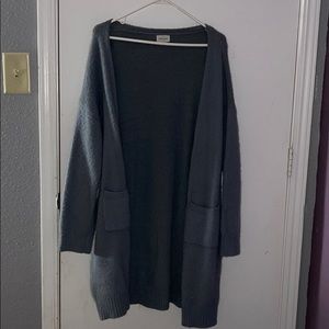Grey blue cardigan
